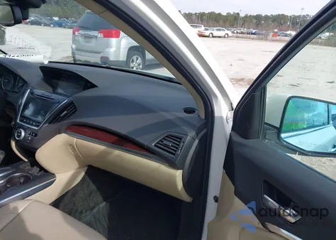 2014 Acura Mdx Technology Package из США, поврежденный, VIN 5FRYD4H43EB027738